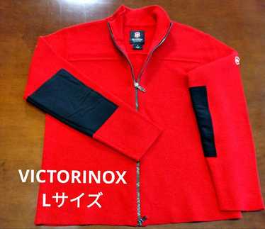 Men's outerwear sweater red L VICTORINOX Victorin… - image 1