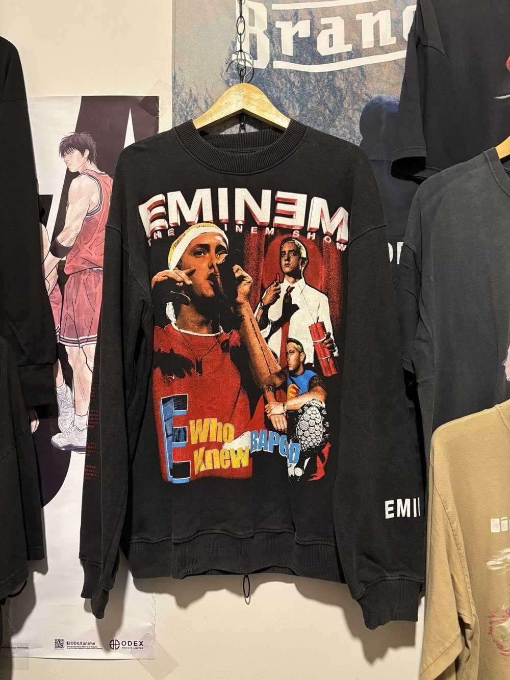 Band Tees × Eminem × Rap Tees Eminem Rap Sweatshi… - image 1