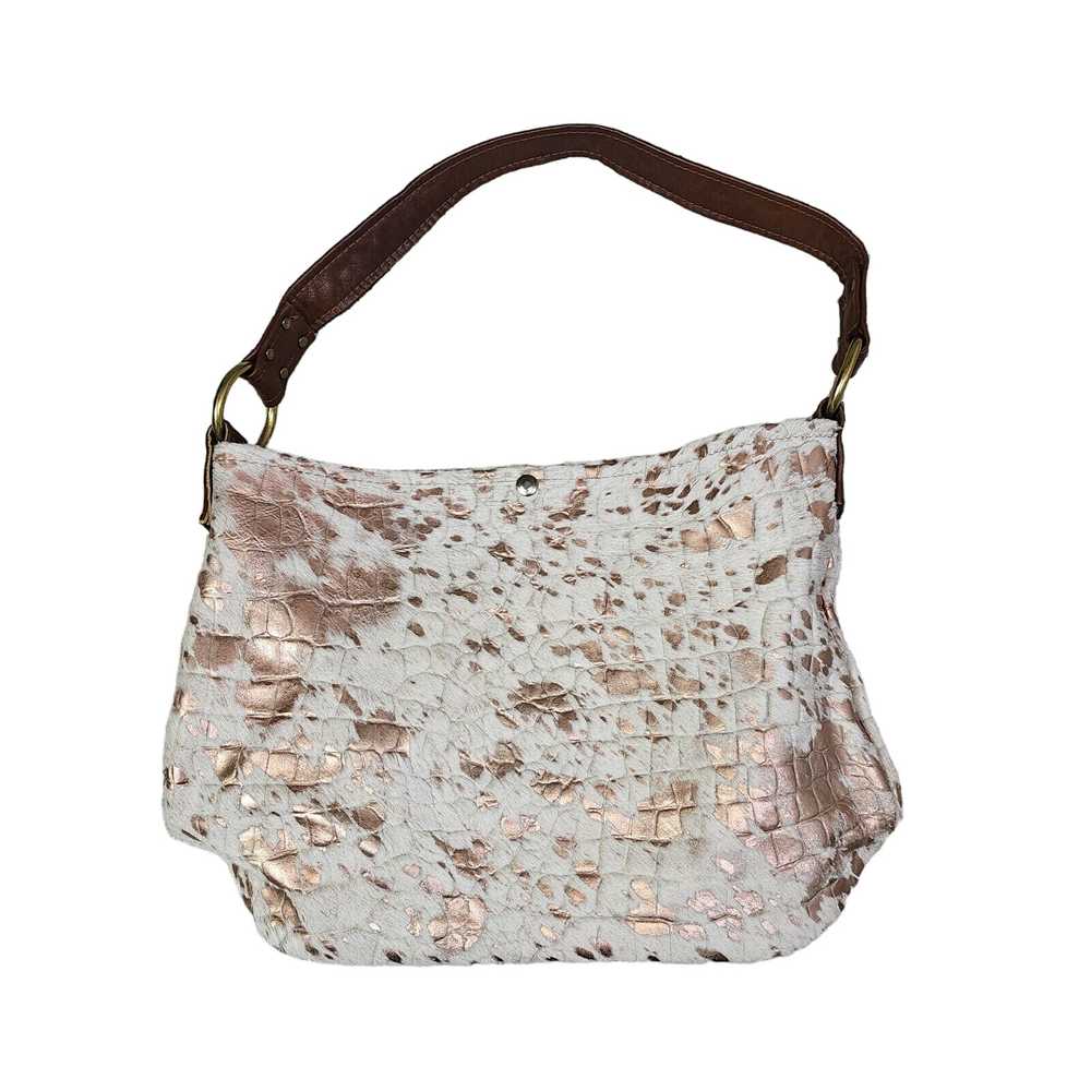 Wild Goose Cowhide Leather Shoulder Bag Purse Whi… - image 11