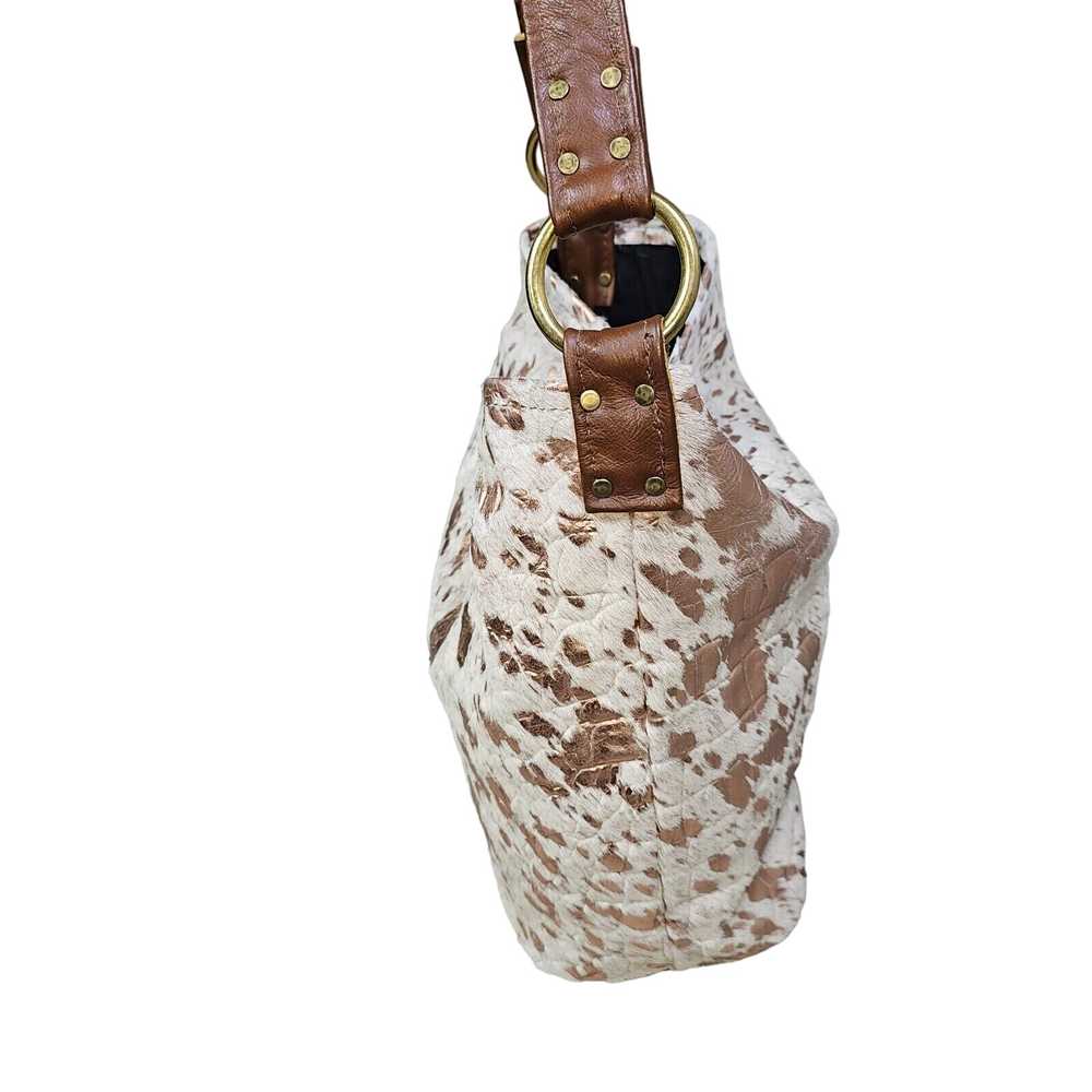 Wild Goose Cowhide Leather Shoulder Bag Purse Whi… - image 3