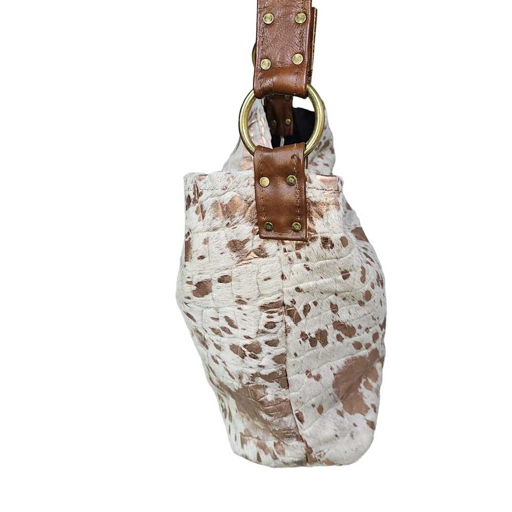 Wild Goose Cowhide Leather Shoulder Bag Purse Whi… - image 4