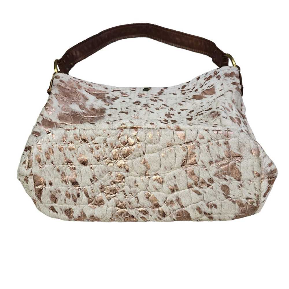 Wild Goose Cowhide Leather Shoulder Bag Purse Whi… - image 5