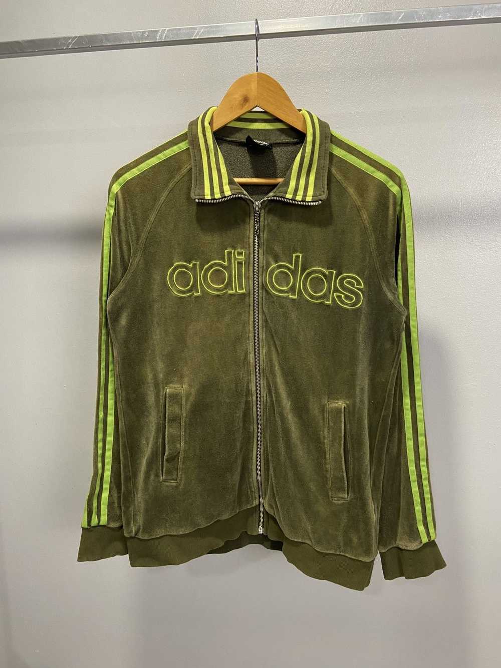 Adidas × Streetwear × Velvet Adidas velvet zip ja… - image 1