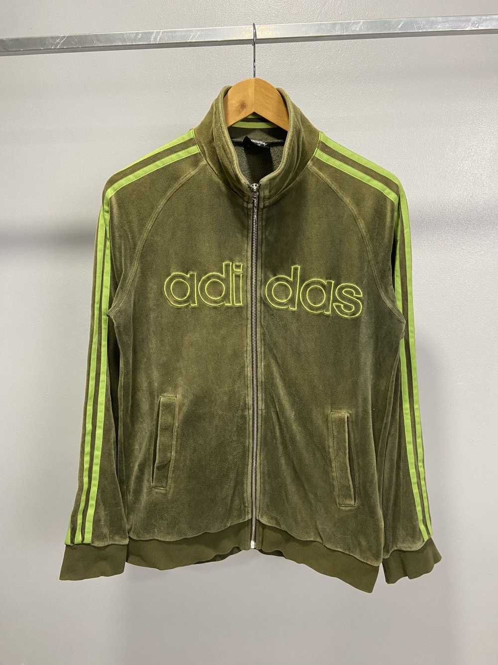 Adidas × Streetwear × Velvet Adidas velvet zip ja… - image 2