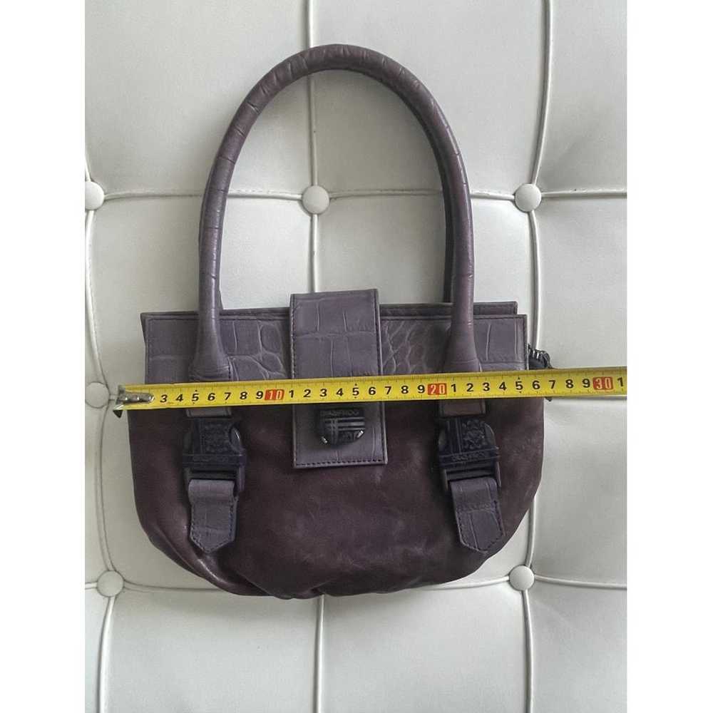 Non Signé / Unsigned Leather handbag - image 11