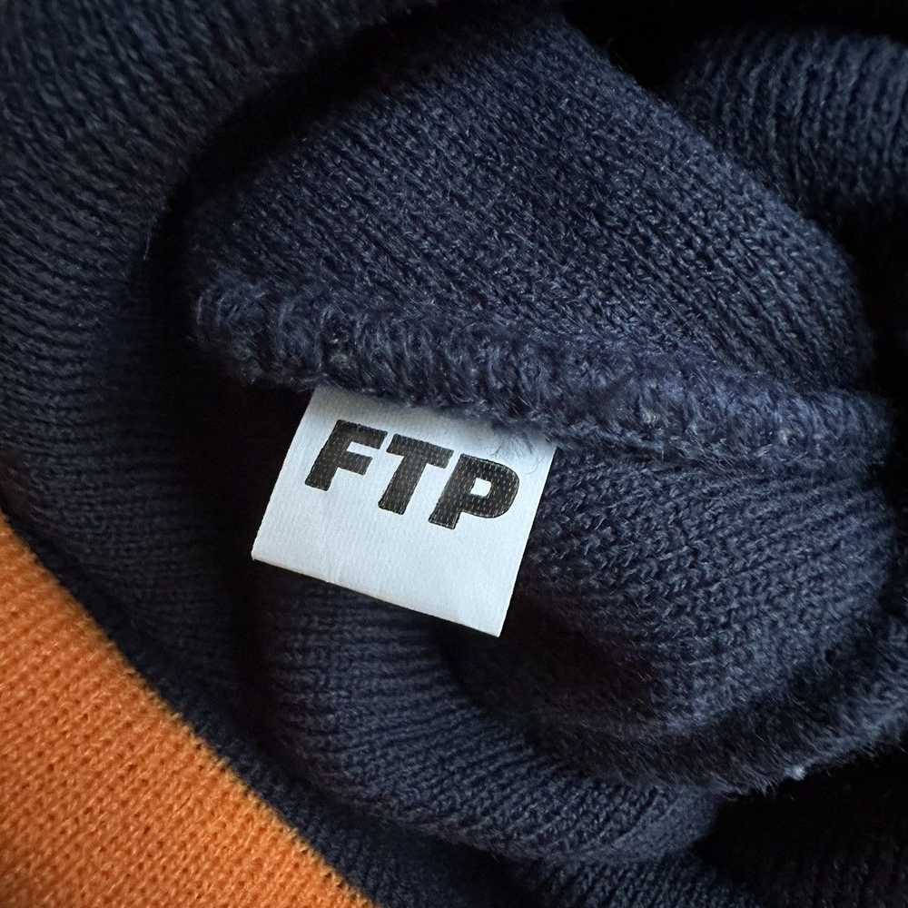 Fuck The Population FTP Hell Pom Beanie (Navy) - image 3