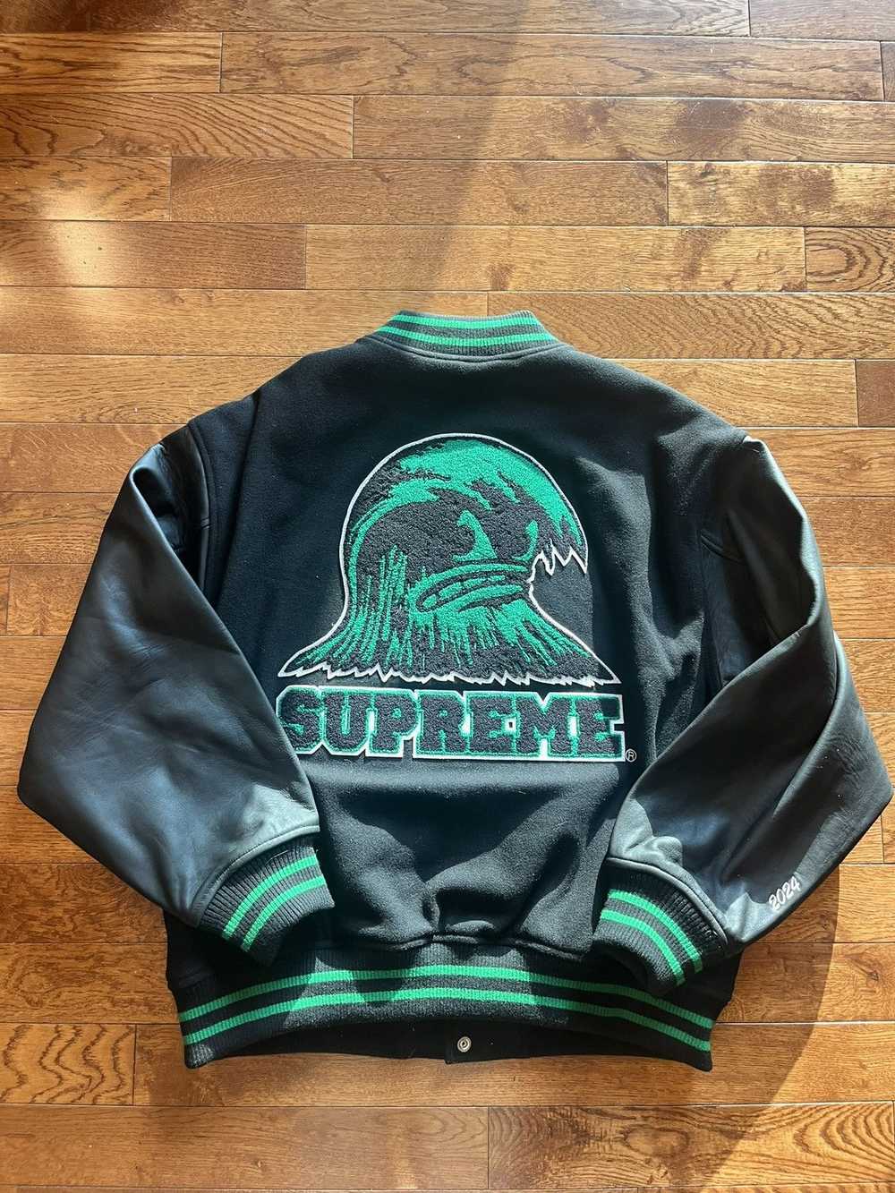 Supreme Supreme Wave Varsity Jacket - image 4