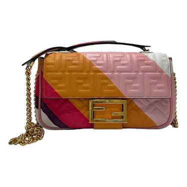 Fendi Baguette leather crossbody bag