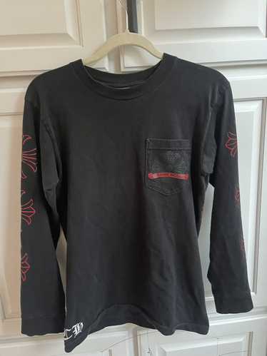 Chrome Hearts Black/Red Chrome Hearts long sleeve - image 1