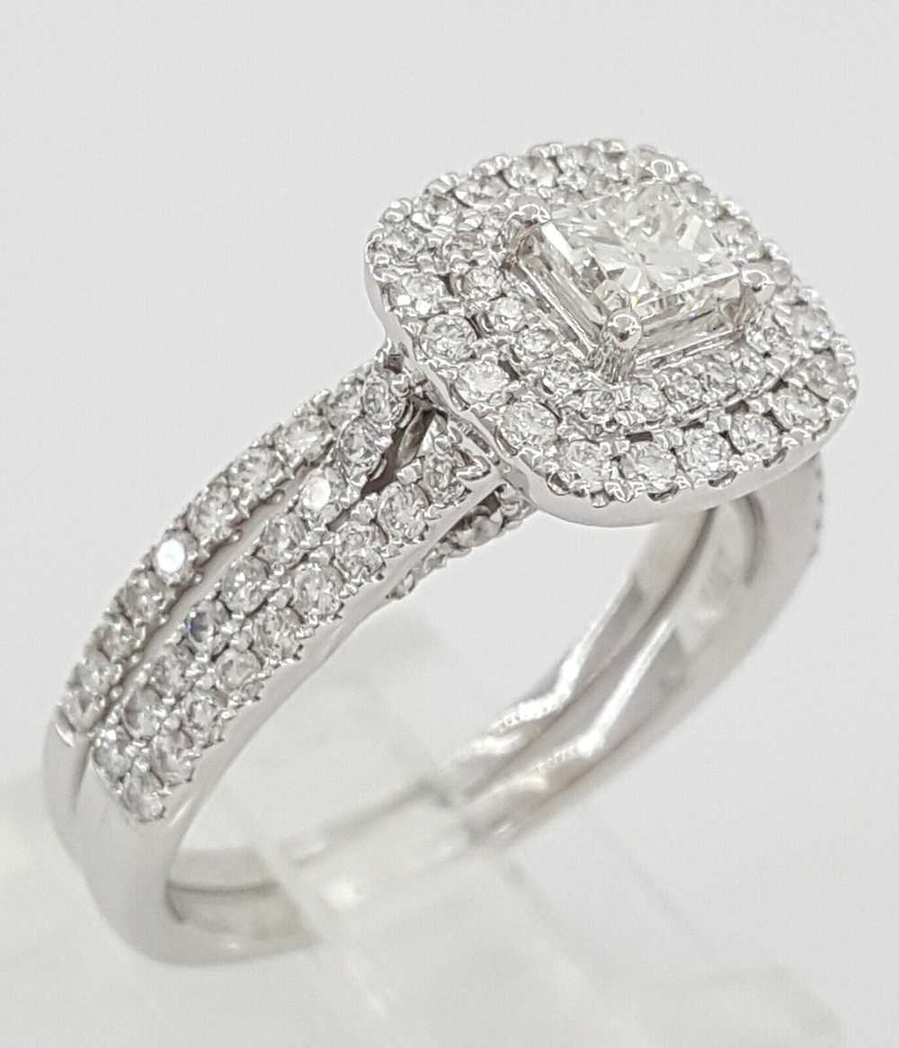 Vera Wang Love Princess Diamond Double Halo Engag… - image 3