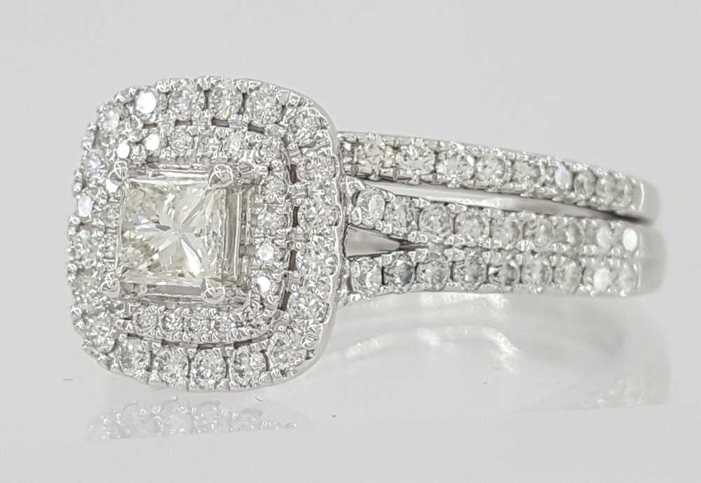 Vera Wang Love Princess Diamond Double Halo Engag… - image 5