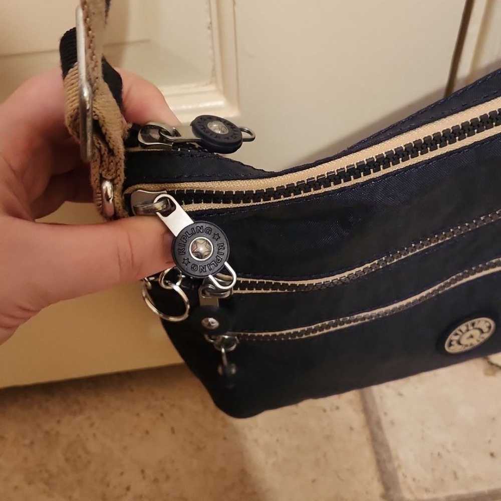 Kipling "Alvar" Dark Blue Crossbody Bag - image 5