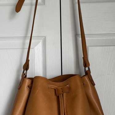 Madewell The Portland Brown Leather outlets Bucket Bag Purse