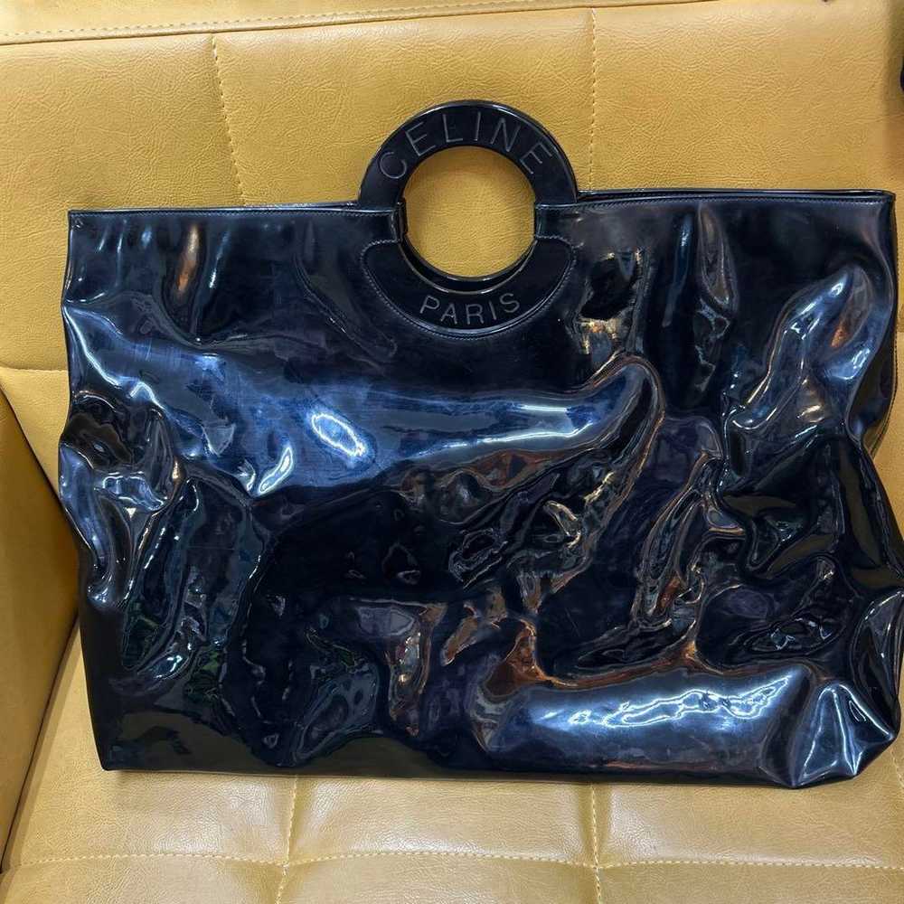 Celine Large Vinyl Tote Bag - image 1