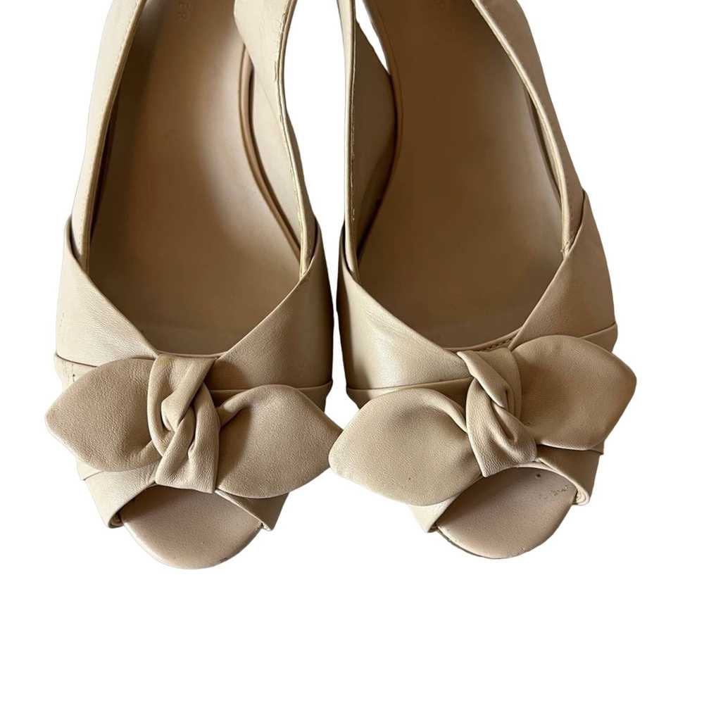 Etienne Aigner Etienne Aigner Tan Leather Peep To… - image 4