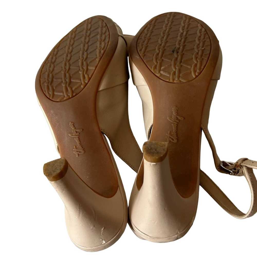 Etienne Aigner Etienne Aigner Tan Leather Peep To… - image 7