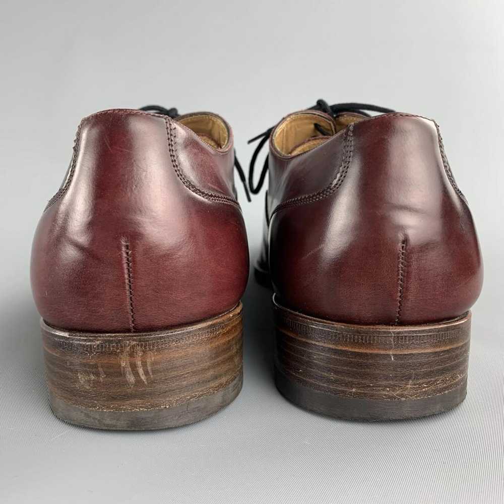 Non Signé / Unsigned Leather lace ups - image 5