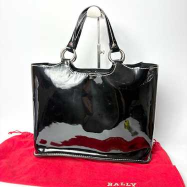 BALLY Bally Black Enamel Tote Bag Women's Bag - image 1