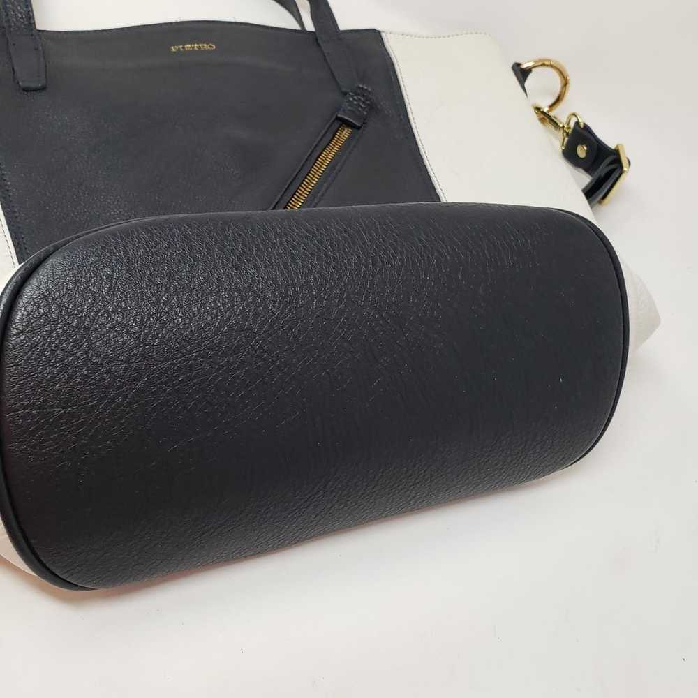 Pietro NYC Pebble Leather Mini Tote Shoulder Bag … - image 2