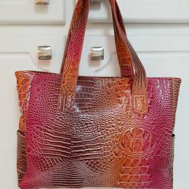 Croc Pattern Tote