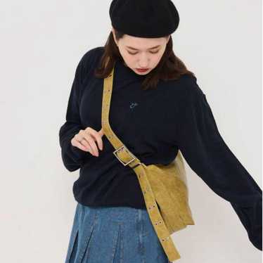 Tinajojun Double Buckle Bag Mustard - image 1