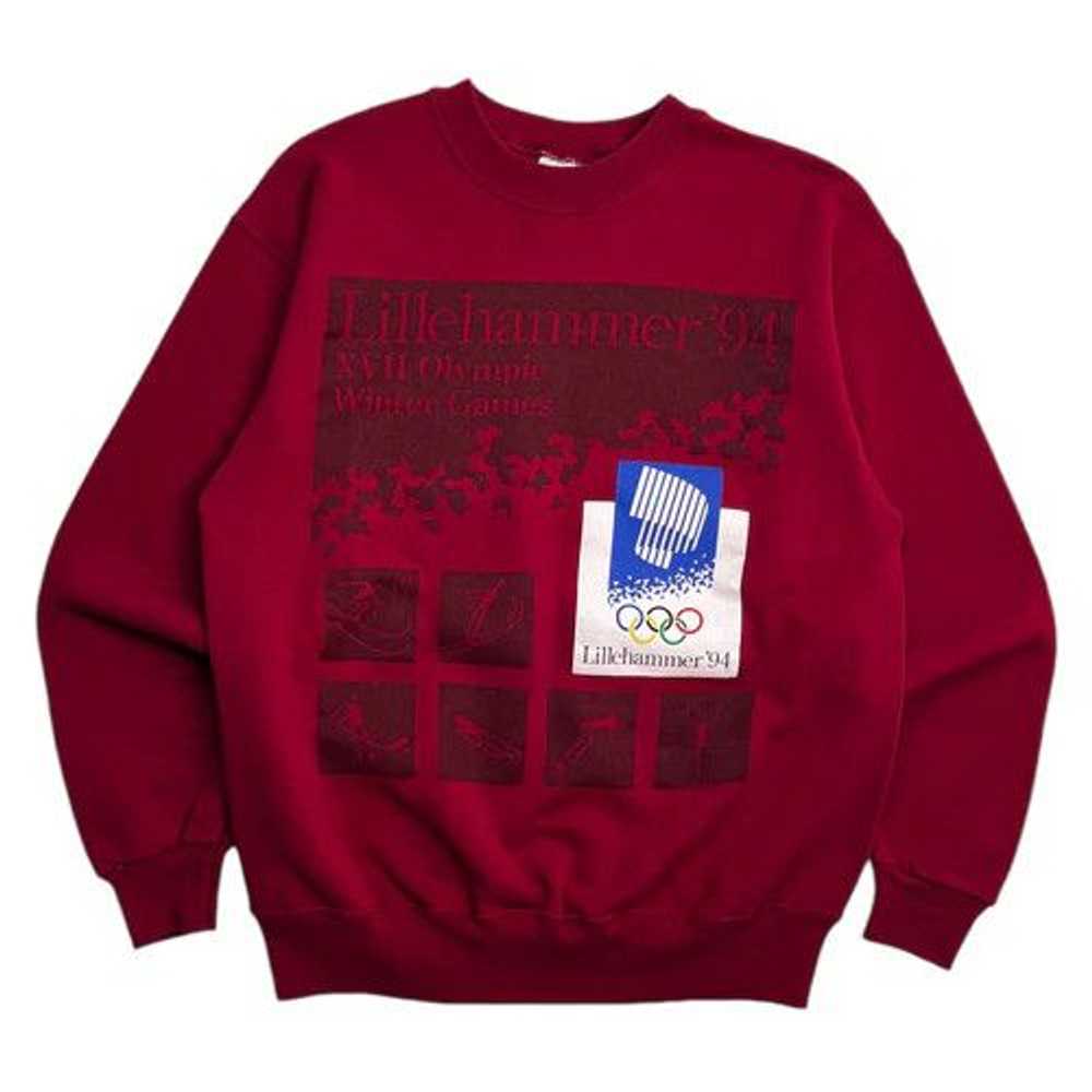 Hanes Vintage 1994 Lillehammer Winter Games Sweat… - image 1