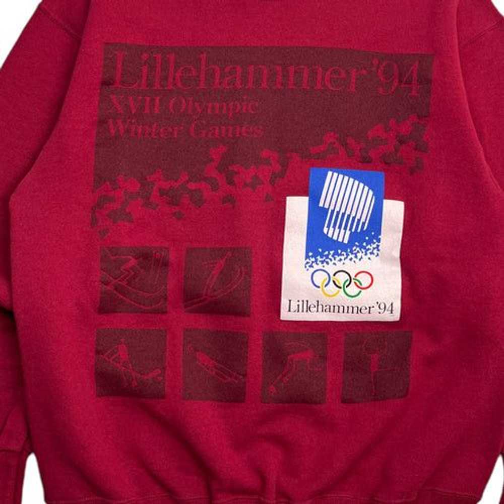 Hanes Vintage 1994 Lillehammer Winter Games Sweat… - image 4