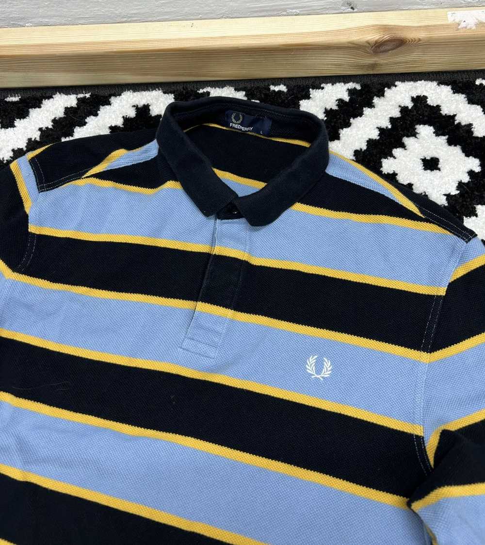 Fred Perry Fred Perry vintage long sleeve polo si… - image 3