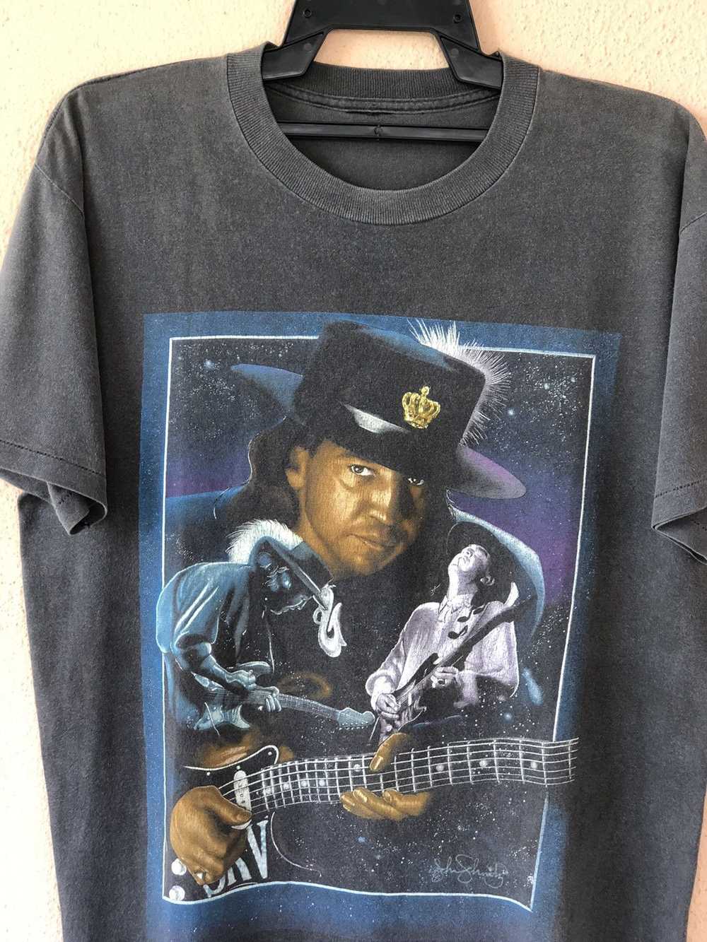 Band Tees × Rare × Vintage Vintage 90s Stevie Ray… - image 2