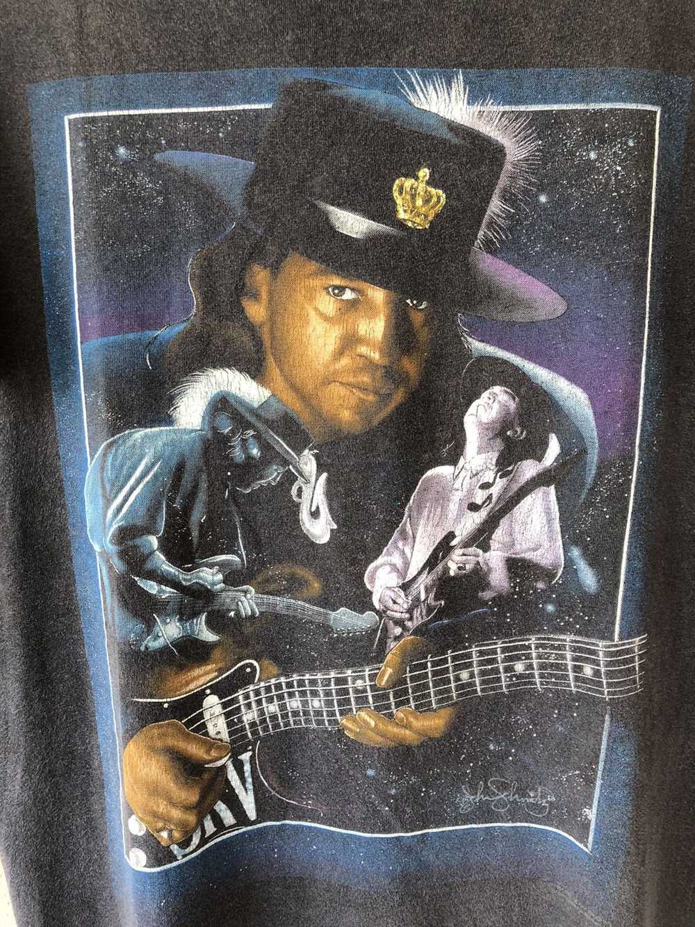 Band Tees × Rare × Vintage Vintage 90s Stevie Ray… - image 3