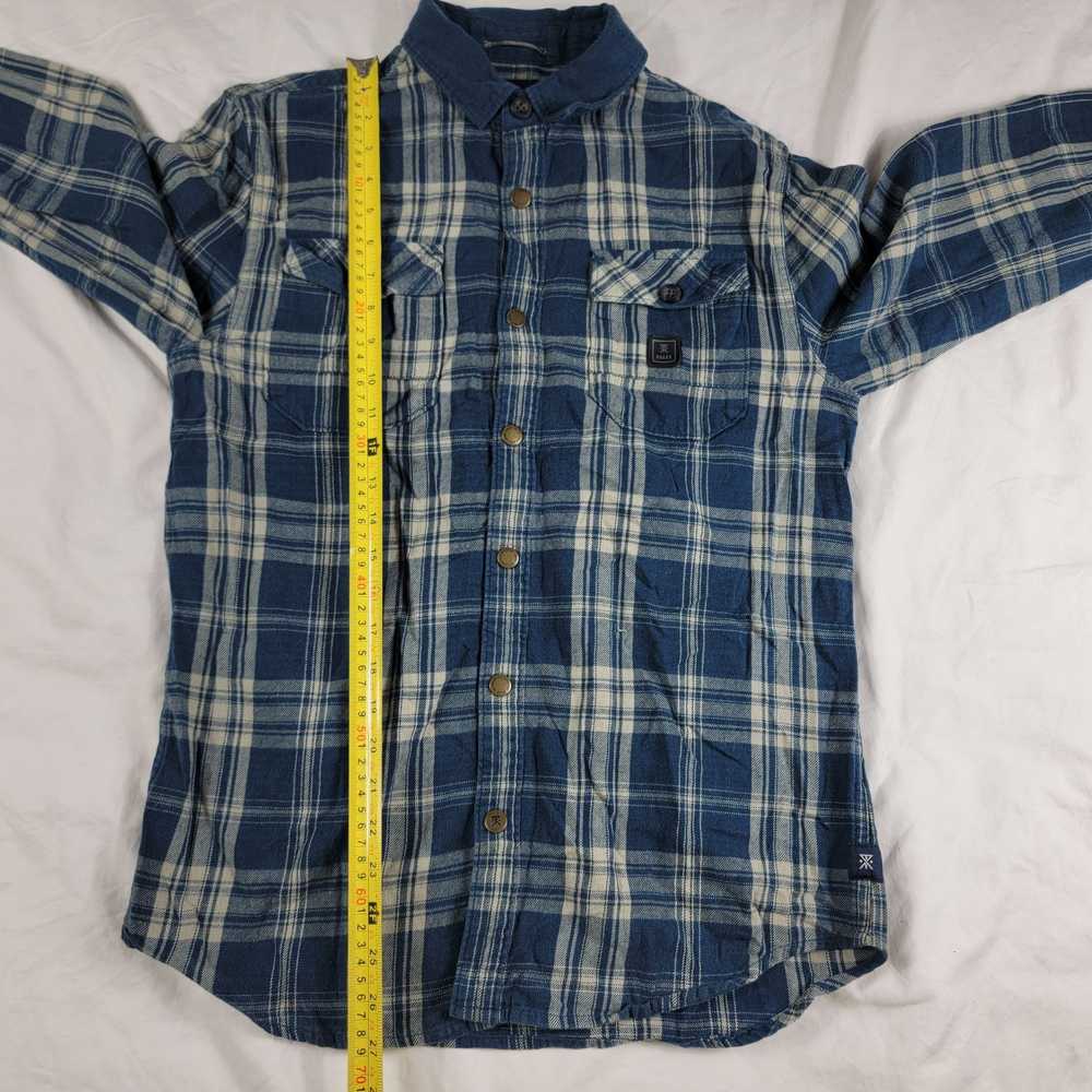 Roark Roark Revival Mens Medium Blue Plaid Flanne… - image 10