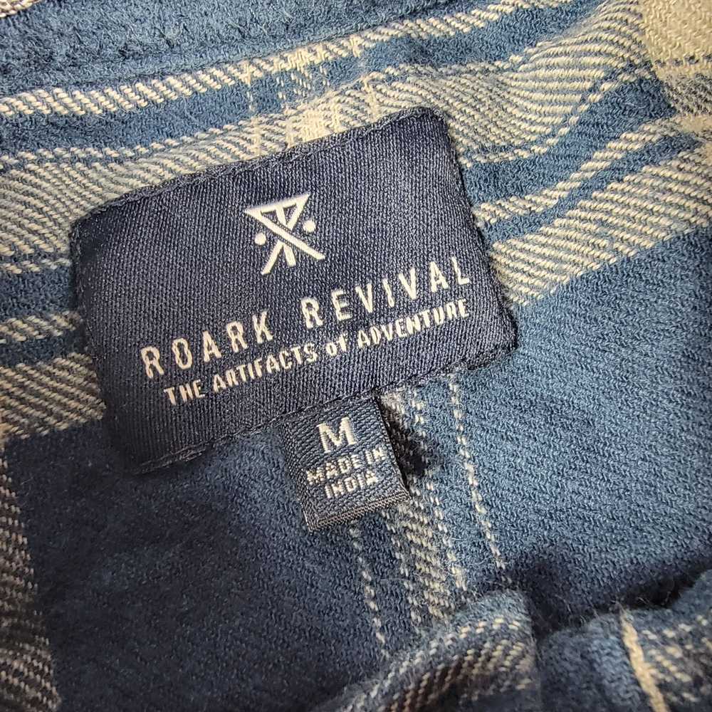 Roark Roark Revival Mens Medium Blue Plaid Flanne… - image 3