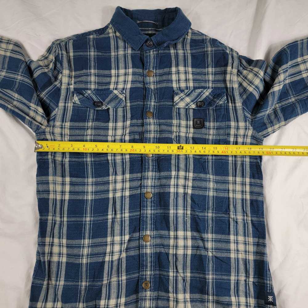 Roark Roark Revival Mens Medium Blue Plaid Flanne… - image 8