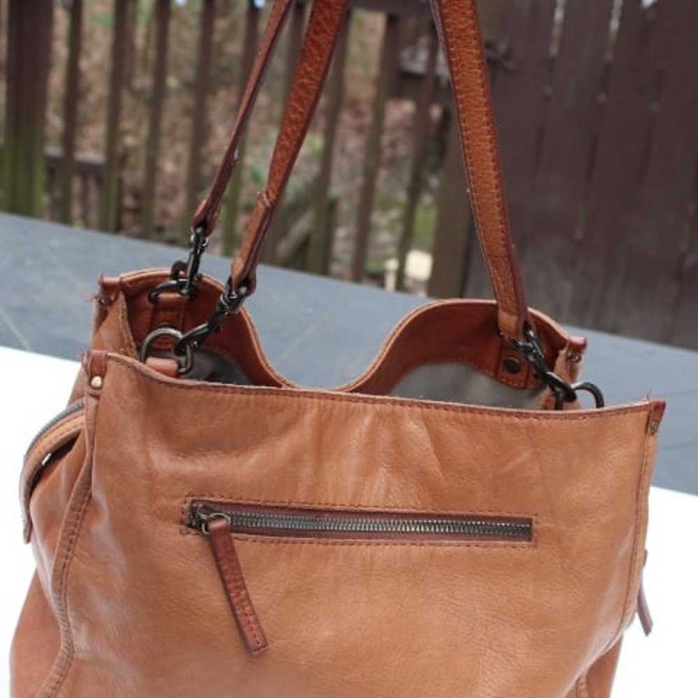 American Leather Co. Lenox triple entry satchel - image 12