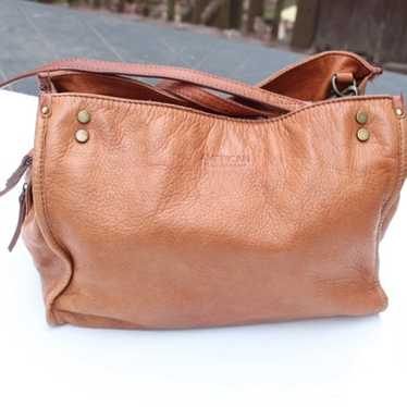 American Leather Co. Lenox triple entry satchel - image 1