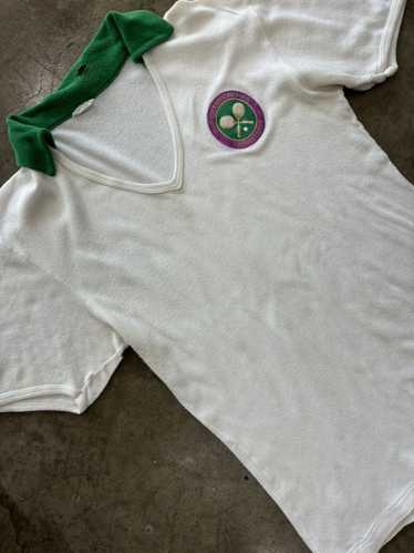 Vintage Vintage Tennis Champion Wimbledon Vneck Po