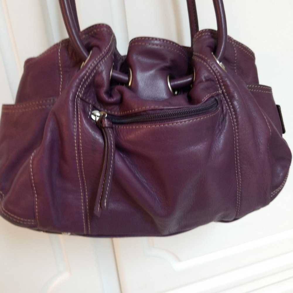 TIGNANELLO PURPLE LEATHER PURSE - image 5