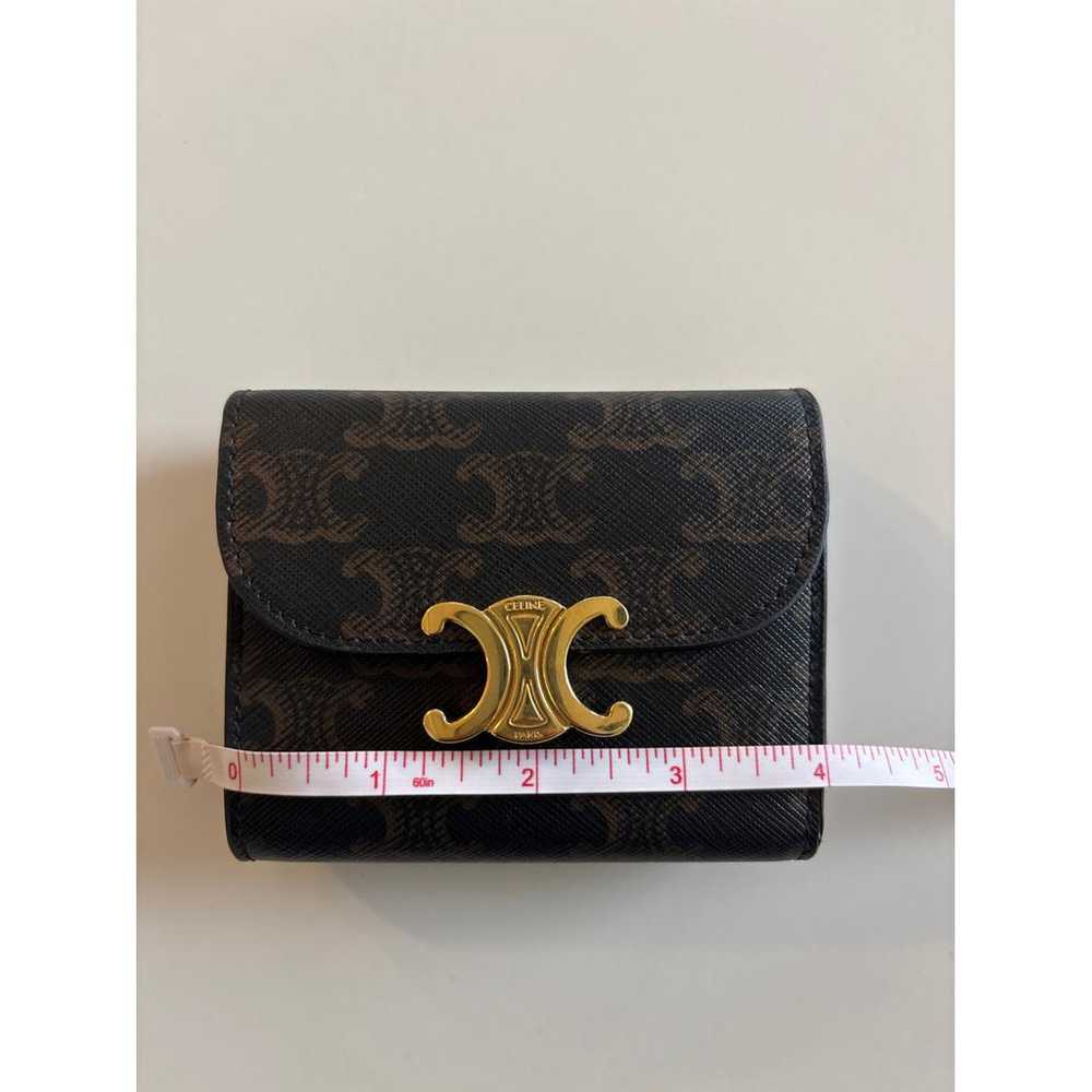 Celine Triomphe leather wallet - image 11