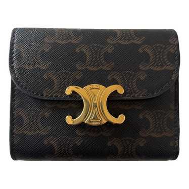 Celine Triomphe leather wallet - image 1