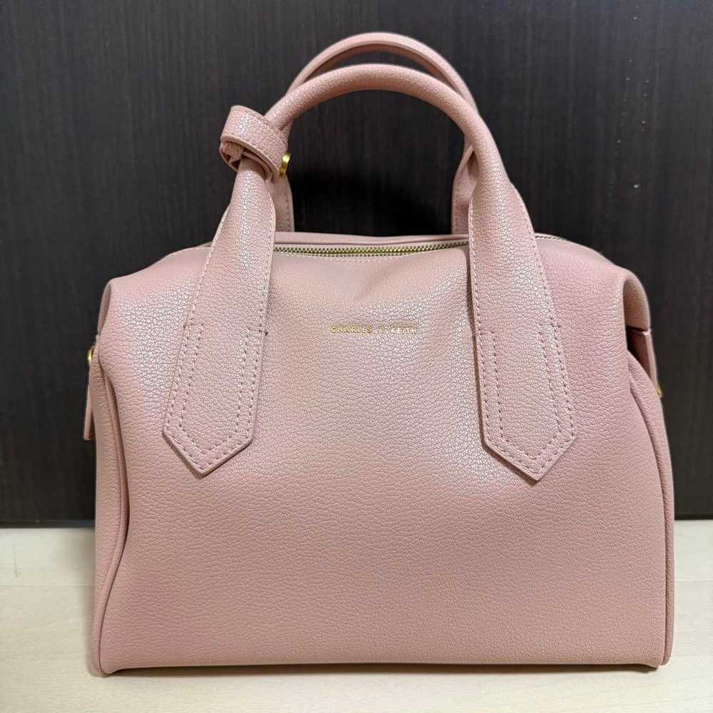 CHARLES & KEITH Slouchy Double Handle Bag (Mauve) - image 6