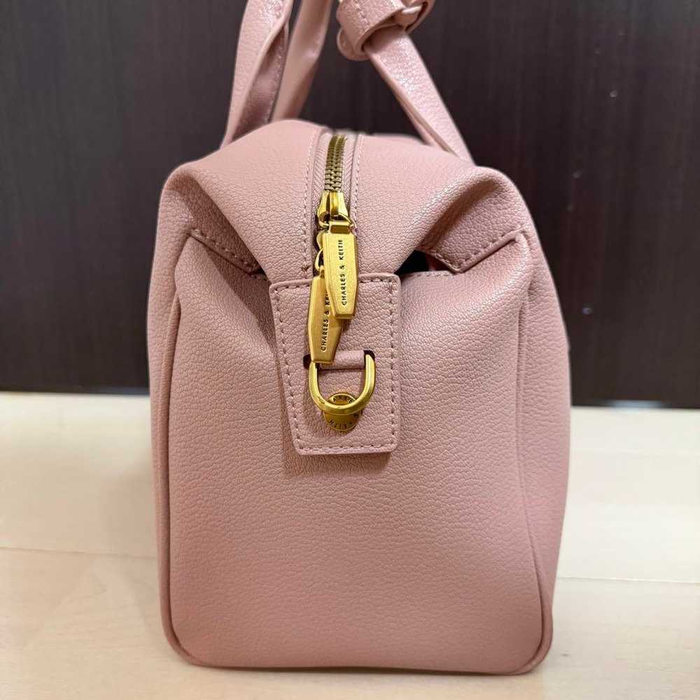 CHARLES & KEITH Slouchy Double Handle Bag (Mauve) - image 8