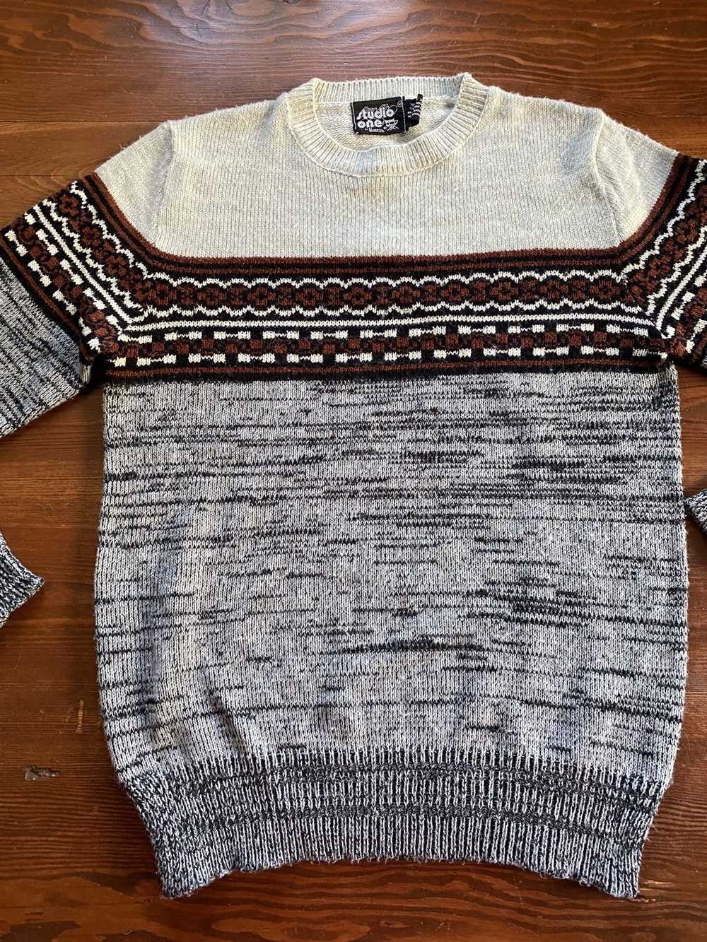 Vintage Vintage 80’s Studio One Knit Sweater - image 5