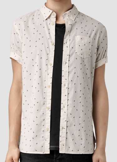 Allsaints Allsaints Ikebana shirt Medium Ecru shor