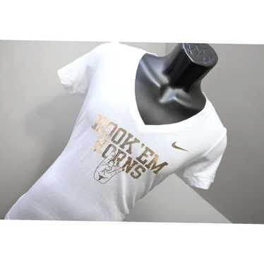 Nike White Slim Fit Athletic Tee Shirt for Women … - image 1