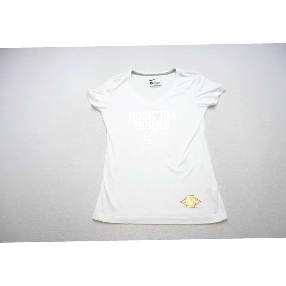 Nike White Slim Fit Athletic Tee Shirt for Women … - image 5