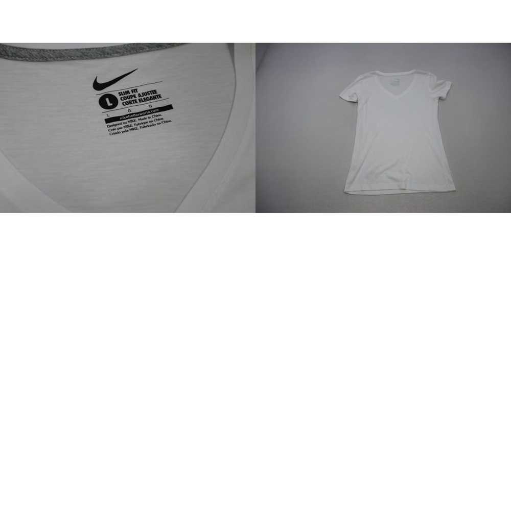 Nike White Slim Fit Athletic Tee Shirt for Women … - image 8