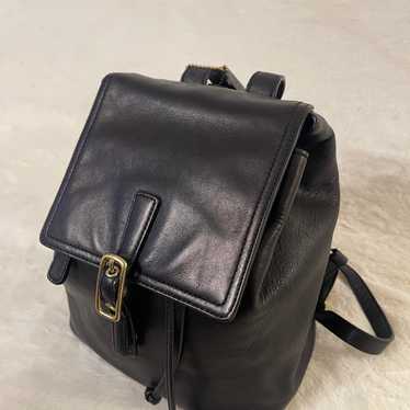 Vintage Coach Legacy Black Leather Backpack