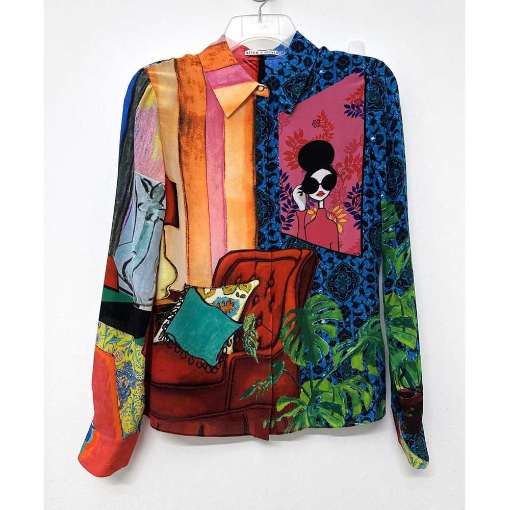 Alice & Olivia Silk blouse - image 2