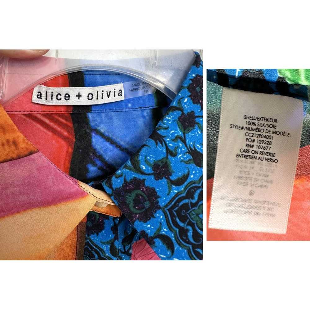 Alice & Olivia Silk blouse - image 4