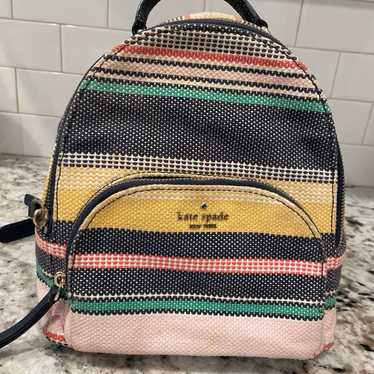 Kate Spade mini multicolored backpack